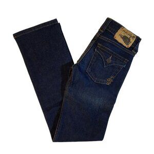 NWT Women's Dark Straight Leg Jeans Size  10k